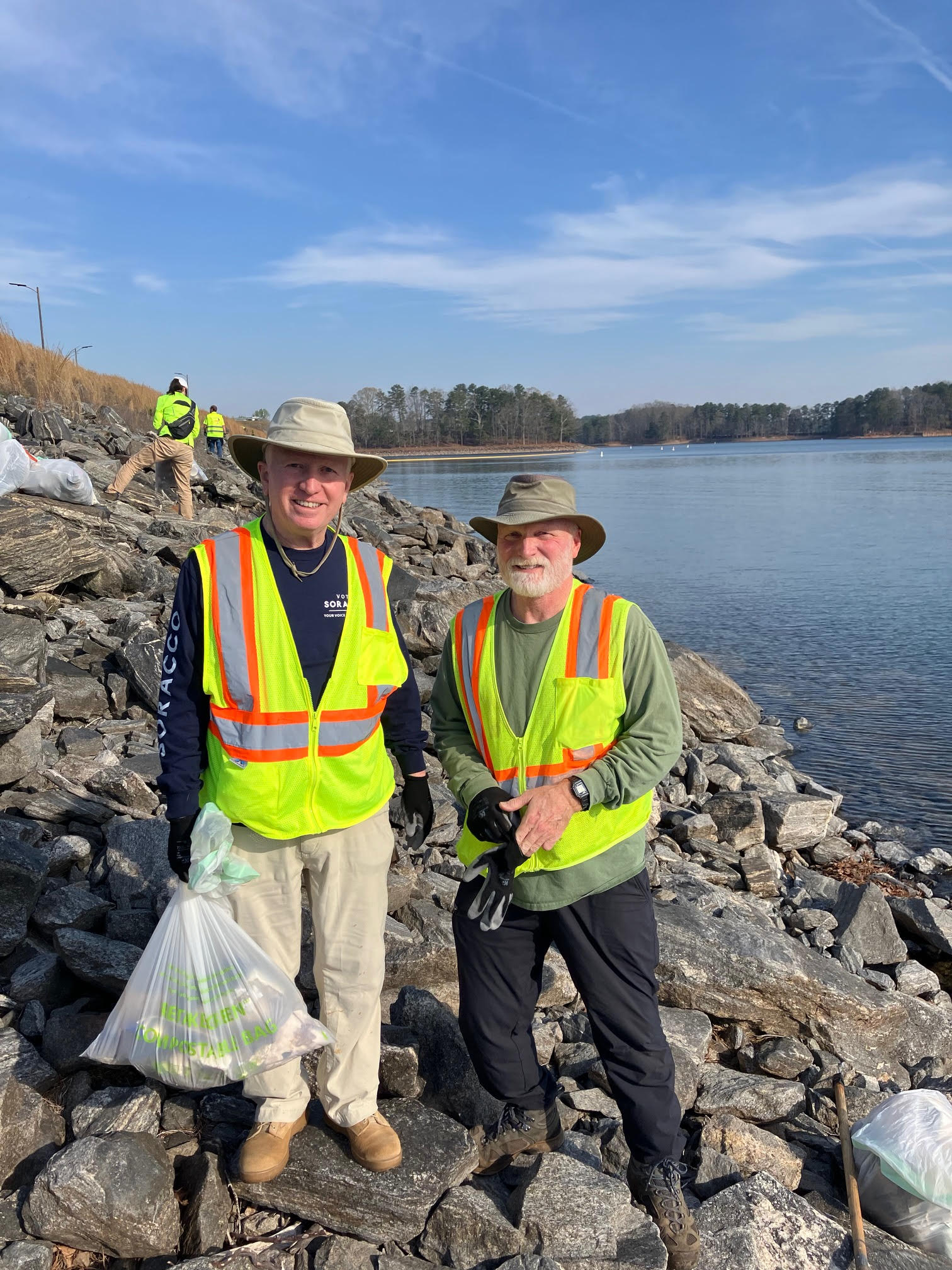 Scott Soracco at Sweep the Hooch Cleanup